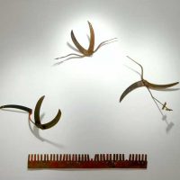 Ceres Gallery Installation Fly Away Welded steel sculpture 2007 Ceres Gallery Installation Fly Away Welded steel sculpture 2007