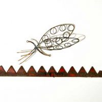 Flutterby Welded steel 9” x 18” x 6” 2007 Flutterby Welded steel 9” x 18” x 6” 2007