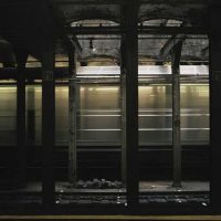 The Silver Car at the 79th Street Station, 30" x 30", Color photograph, 2000 The Silver Car at the 79th Street Station, 30" x 30", Color photograph, 2000