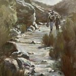 Migrant Family, 2020, oil on linen, 16" x 20"